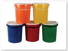 Buckets Assorted Colours